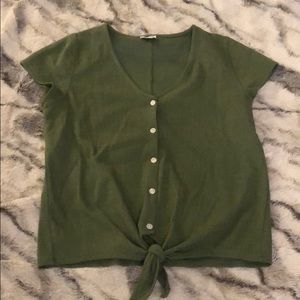 J. Crew Tie Front Shirt